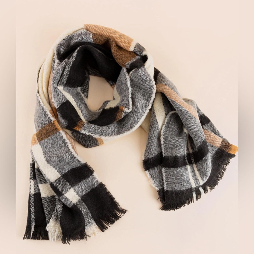 Francesca’s Kelsey Plaid Scarf